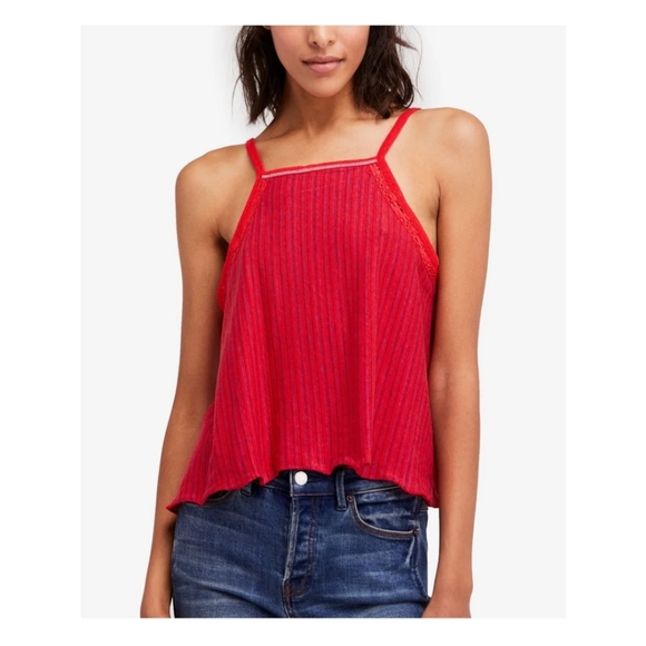 Free People Tops - Free People We the Free Striped Tank